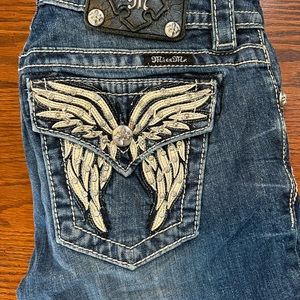 🩷MISS ME Jeans Size 27  Angel Wing Pockets
